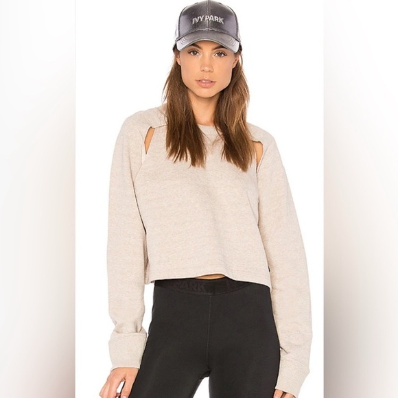 IVY PARK Beige Women's Sweatshirt - Picture 1 of 6